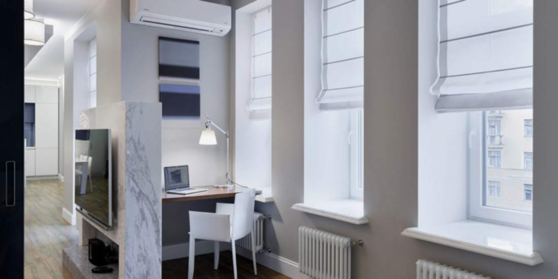 Римские шторы светлые