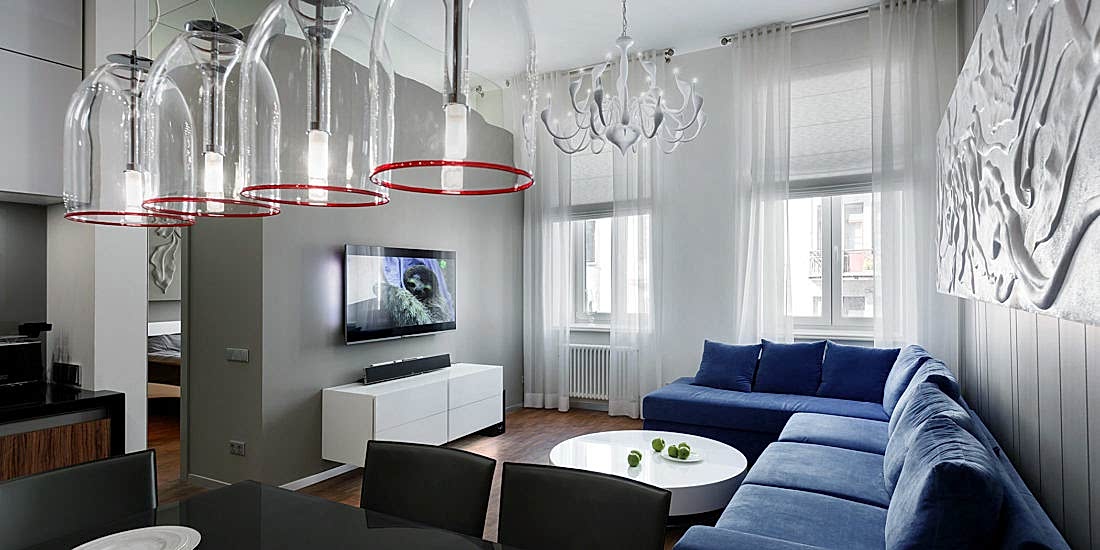 Легкая тюль на окнах