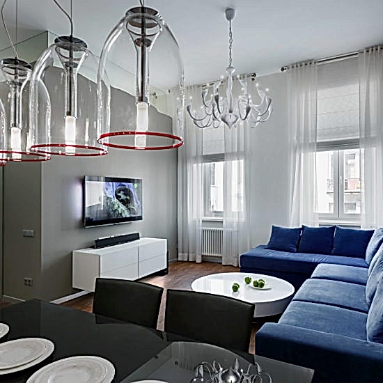 Легкая тюль на окнах