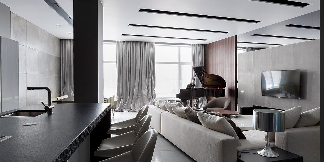 Наш объект Минимализм с роялем