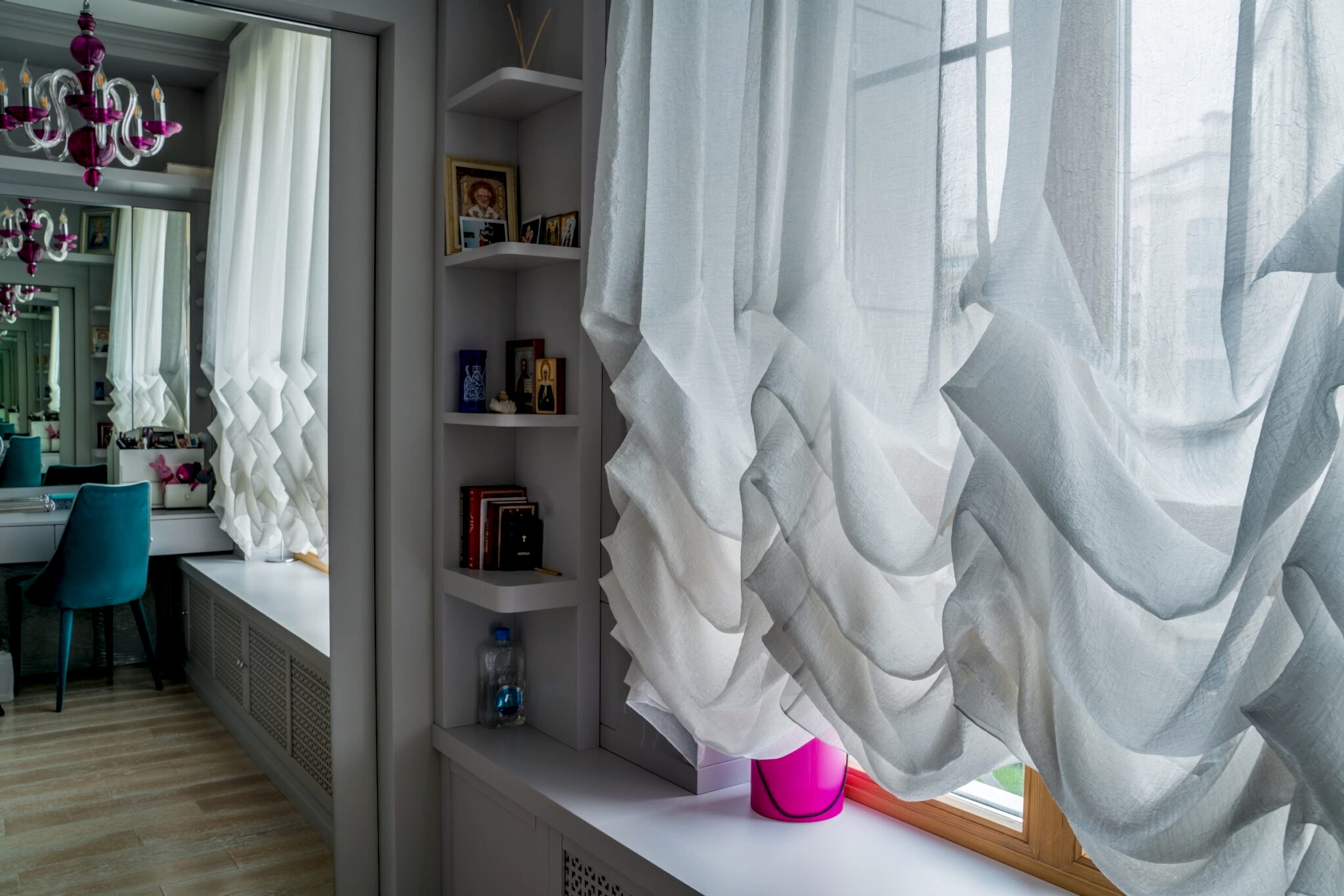 шторы ламберекены в гостиной